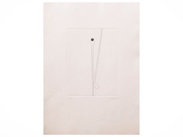 Antonio Bueno : Due pipe in gesso  - Auction Works on Paper - Maison Bibelot - Casa d'Aste Firenze - Milano