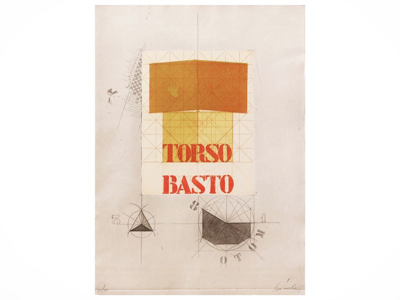 Giò Pomodoro - Torso Basto, incisione 70/70
