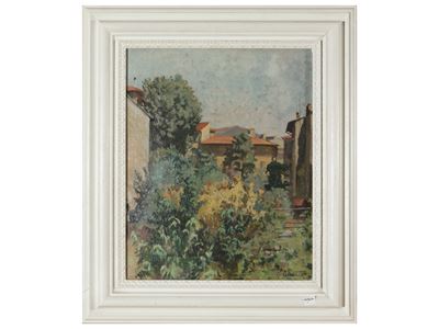 Paesaggio, olio su tela