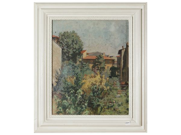 Giorgio Gentilini : Landscape  - Auction The art of furnishing: auction opportunities - Maison Bibelot - Casa d'Aste Firenze - Milano