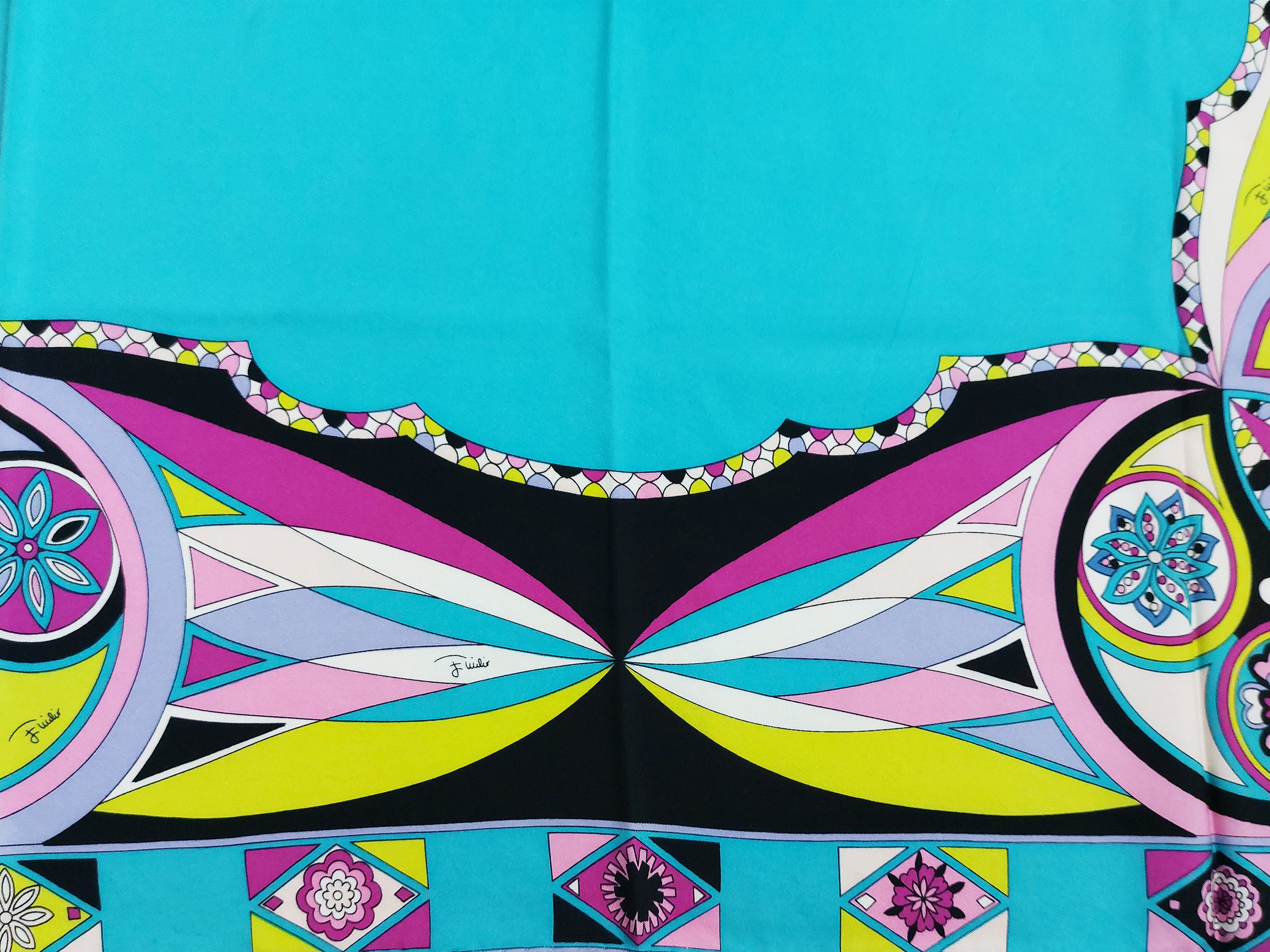 Emilio Pucci - Foulard in seta fantasia