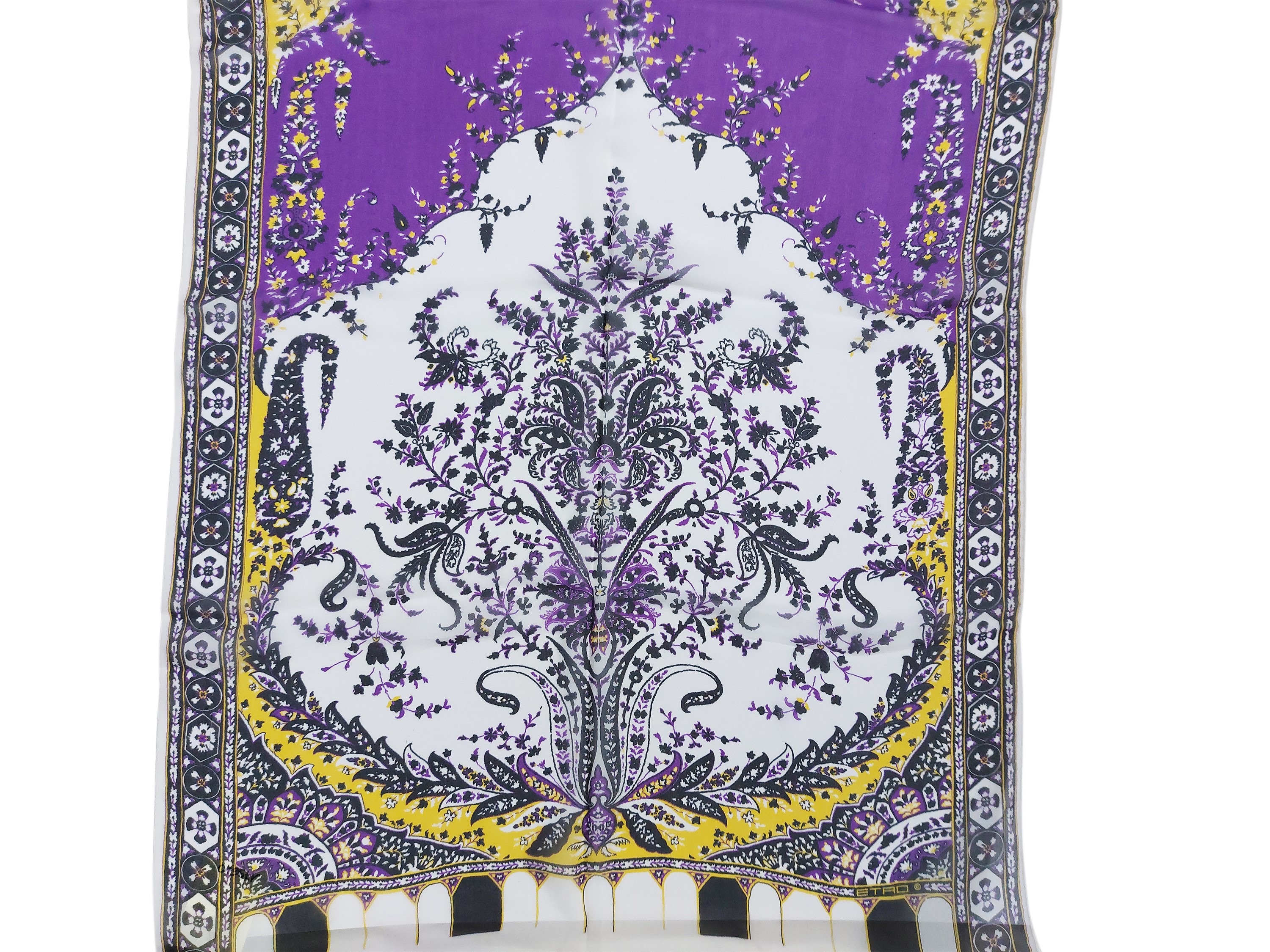 Etro - Stola in Chiffon di Seta Fantasia