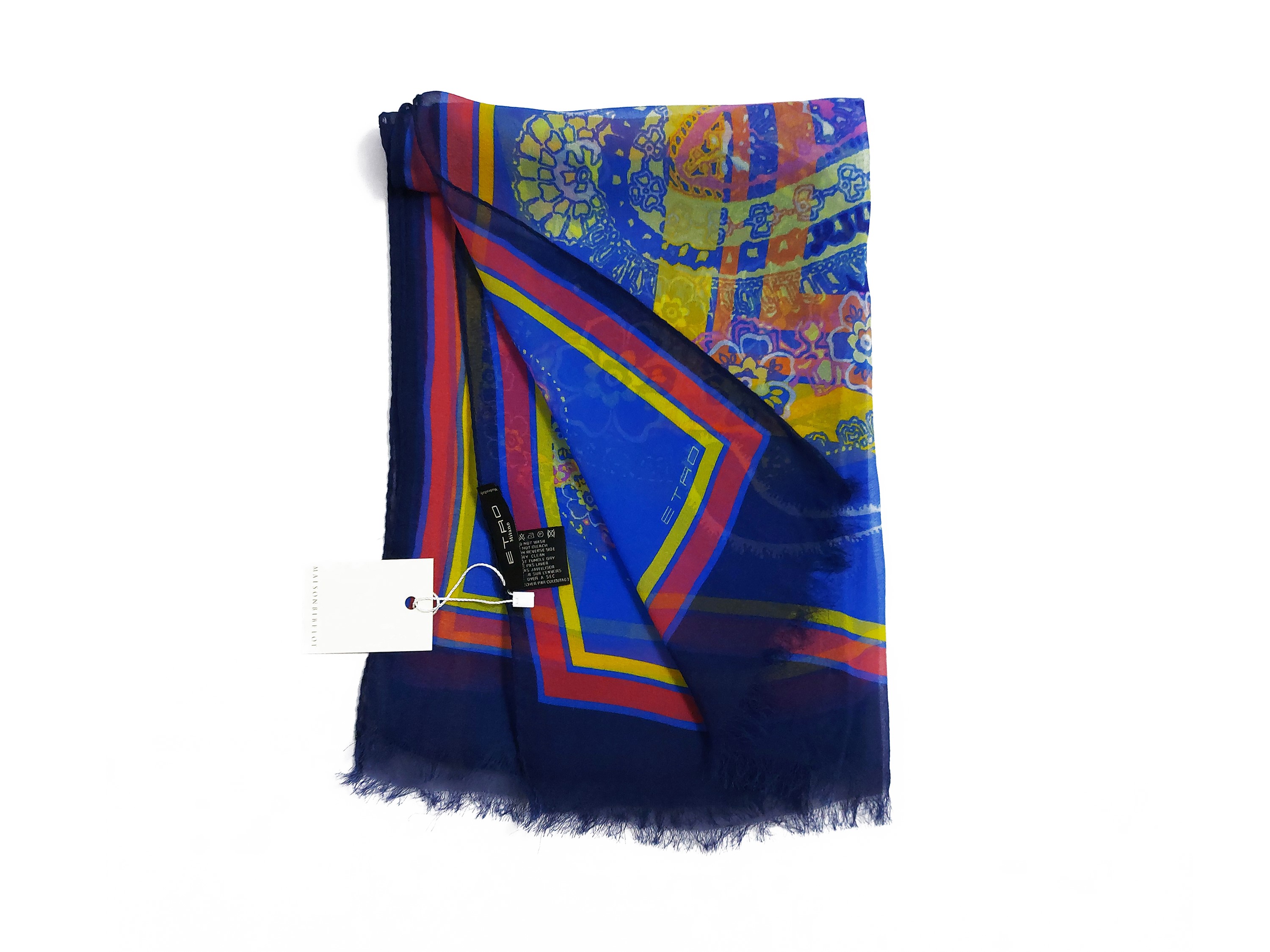 Etro - Stola in Chiffon di Seta Fantasia