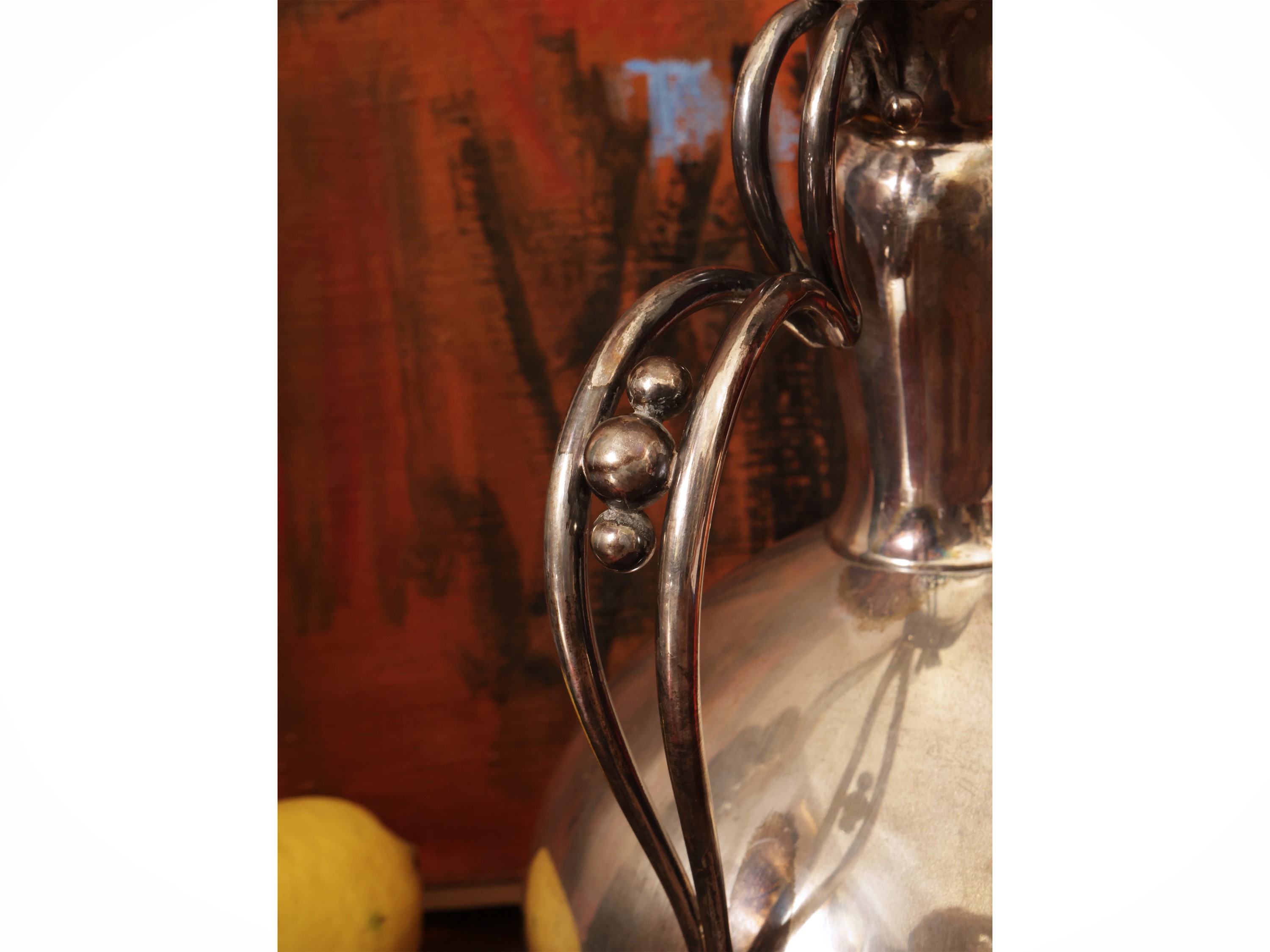 Brocca a bulbo in argento