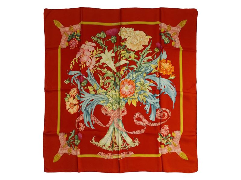 Hermès - Foulard in seta "Regina"