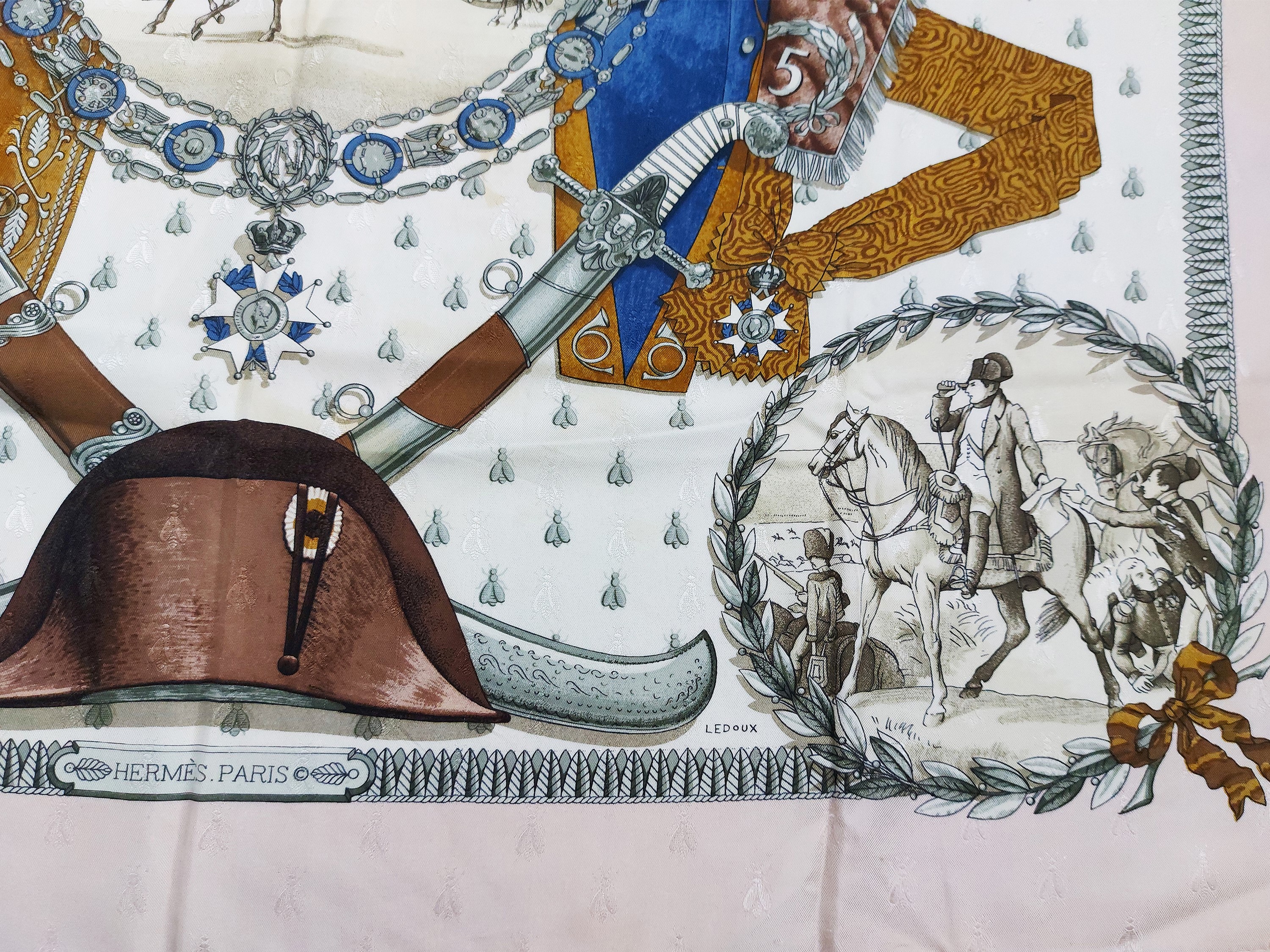 Hermès - Foulard in seta "Napolèon"
