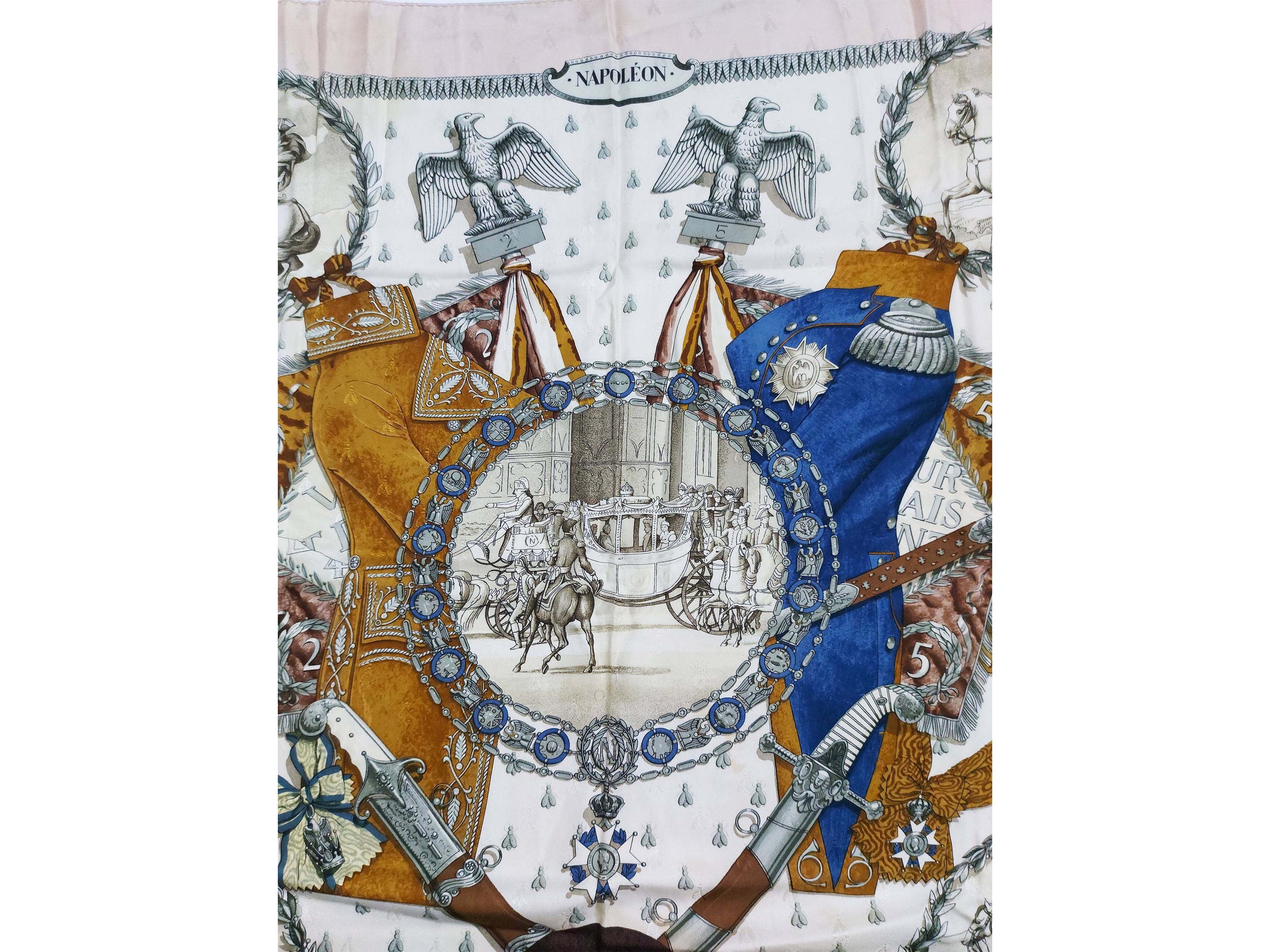 Hermès - Foulard in seta "Napolèon"