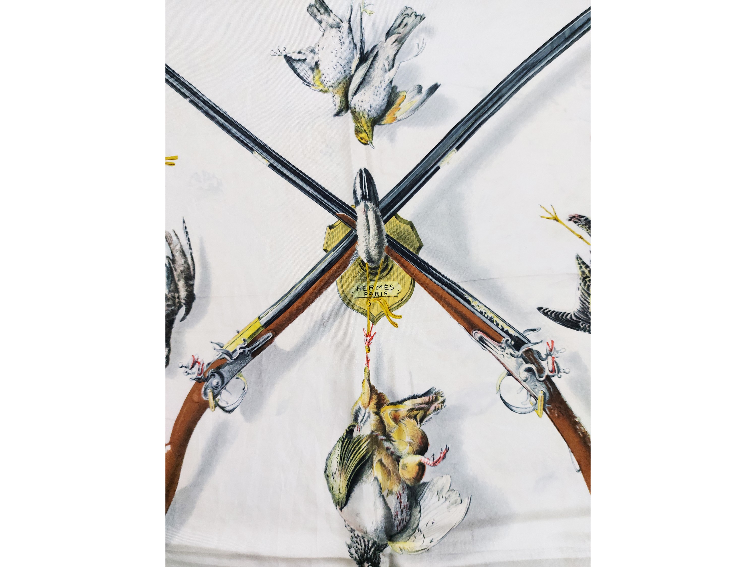 Hermès - Foulard in seta "Les fusils"