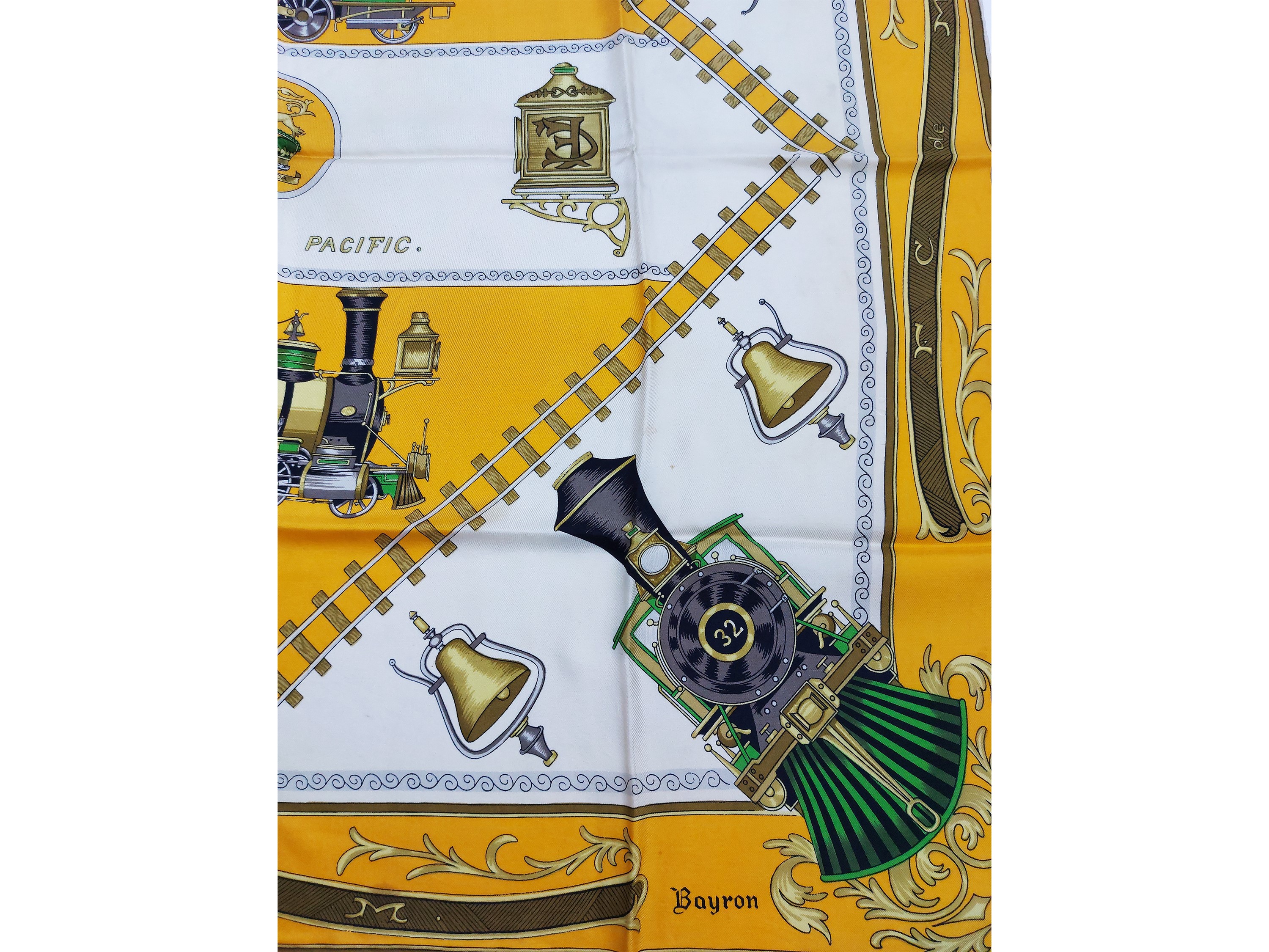 Foulard in Seta "canadian Pacific", Byron