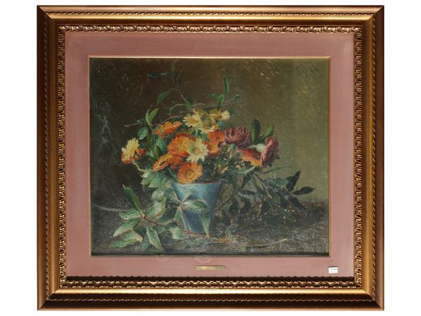 Valentino Ghiglia : Still life  - Auction The art of furnishing: auction opportunities - Maison Bibelot - Casa d'Aste Firenze - Milano