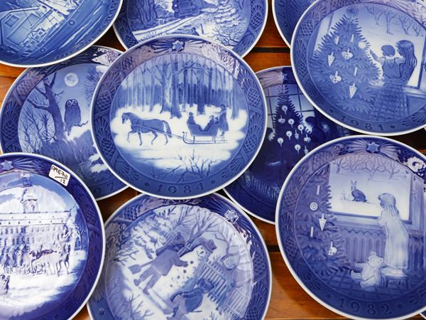 Collezione di piatti di Natale in porcellana, Royal Copenhagen