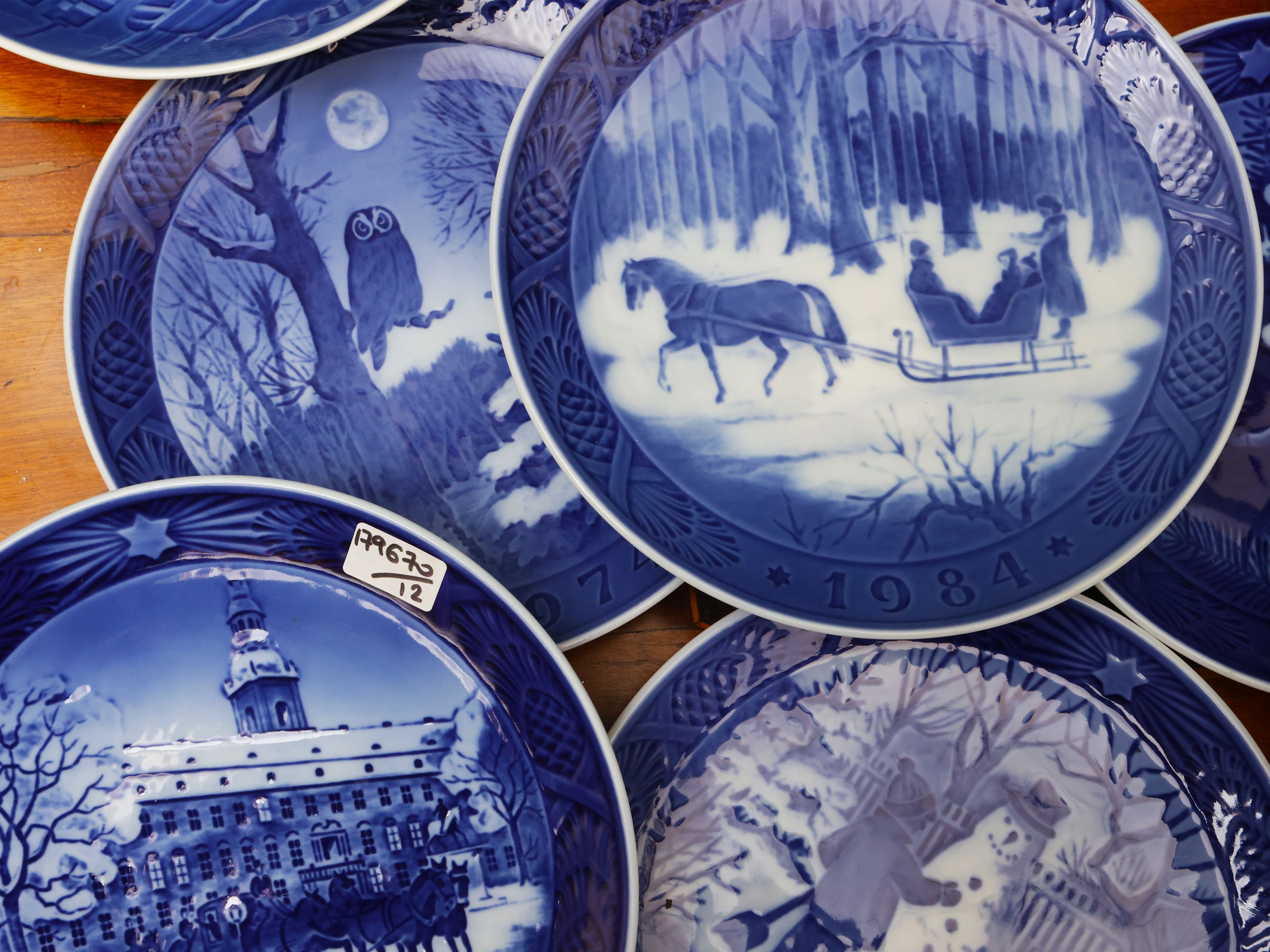 Collezione di Piatti di Natale in Porcellana, Royal Copenhagen