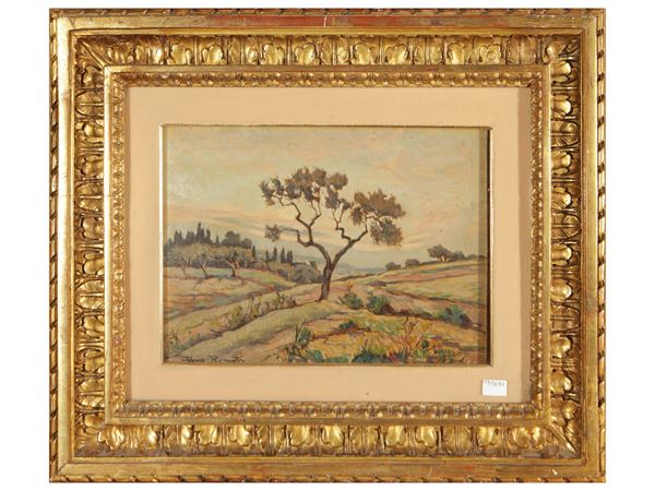 Gino Romiti - Paesaggio toscano