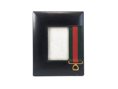 Gucci - Cornice in Pelle Nera