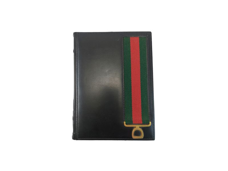 Gucci - Notebook in Pelle Nera