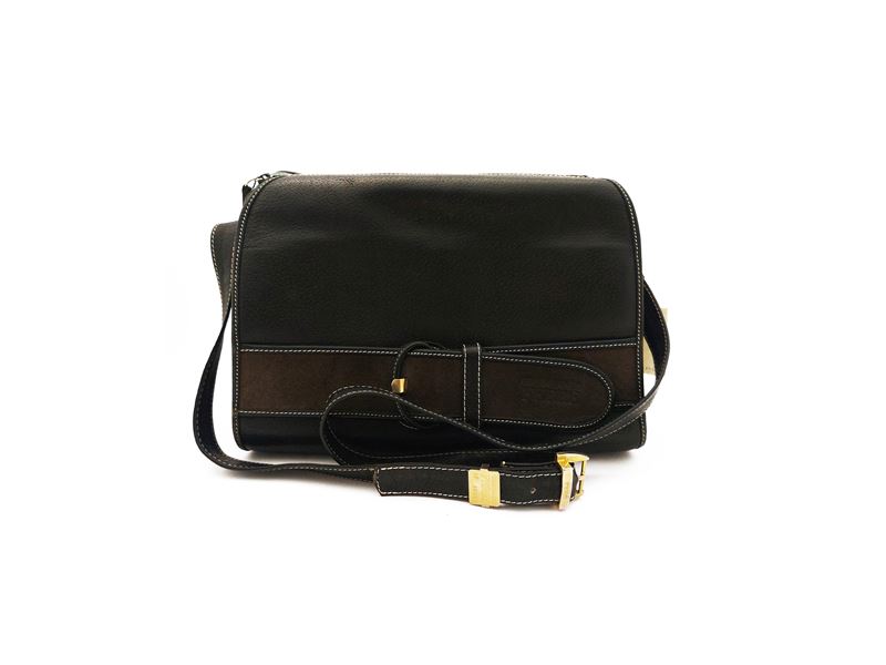 Gianfranco Ferré - Borsa a tracolla in pelle nera