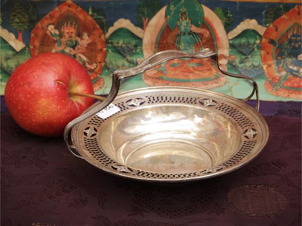 Piccolo cestino in argento sterling 925  (Stati Uniti d'America, inizio del XX secolo)  - Asta Asta di Natale - Maison Bibelot - Casa d'Aste Firenze - Milano
