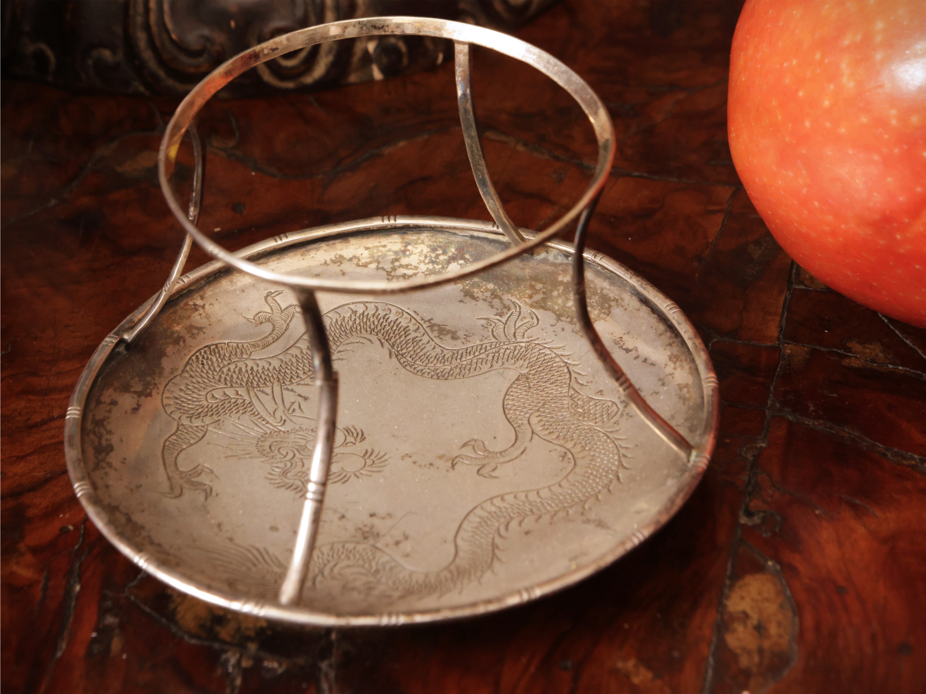 Colino da tè in argento, Cina