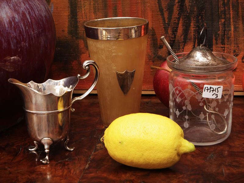 Ninnoli da collezione in argento inglese d'epoca