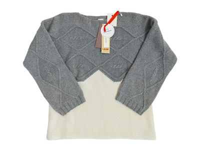 Maglione in Cachemire Bicolore