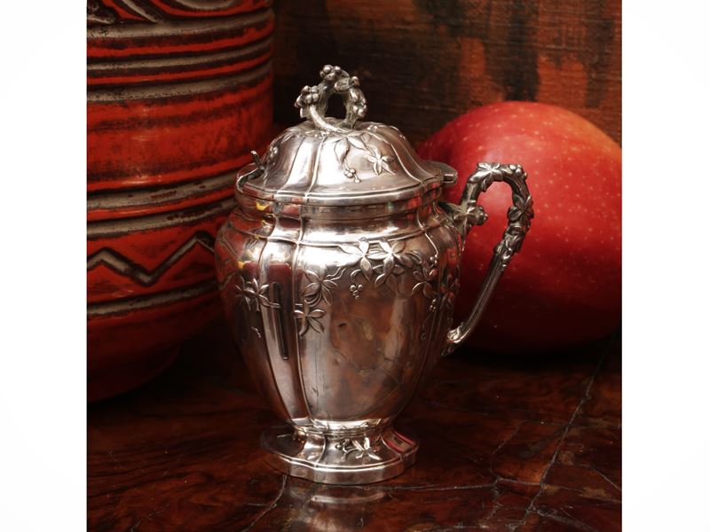 Senapiera da collezione in argento