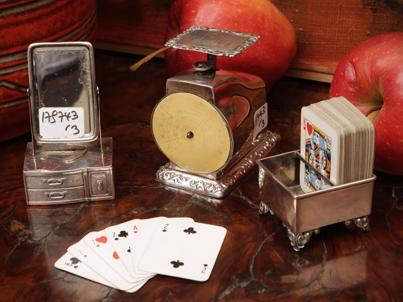 Curiosità in miniatura da collezione in argento