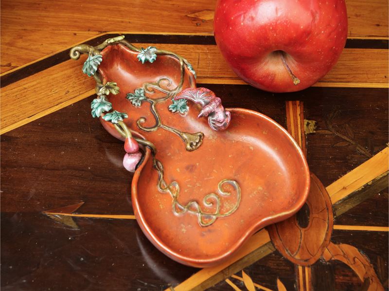 Sciaqua pennelli a forma di zucca, Cina, periodo Repubblica