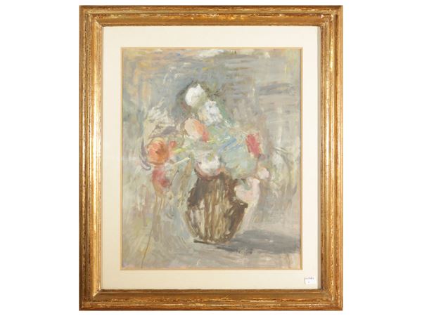 Mario Marcucci : Vase of flowers  - Auction Modern and Contemporary Art - Maison Bibelot - Casa d'Aste Firenze - Milano