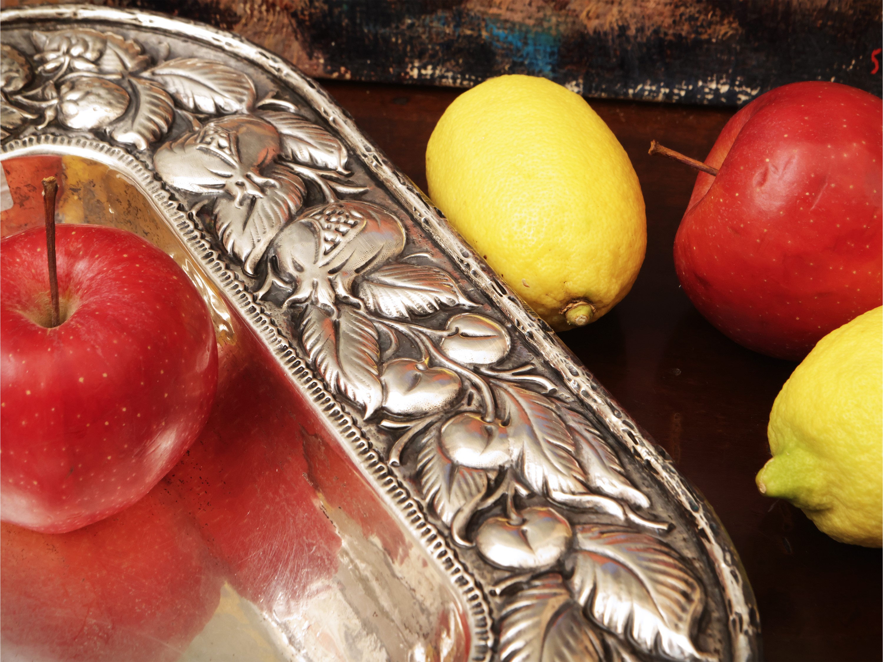 Centrotavola in argento, Braganti Firenze