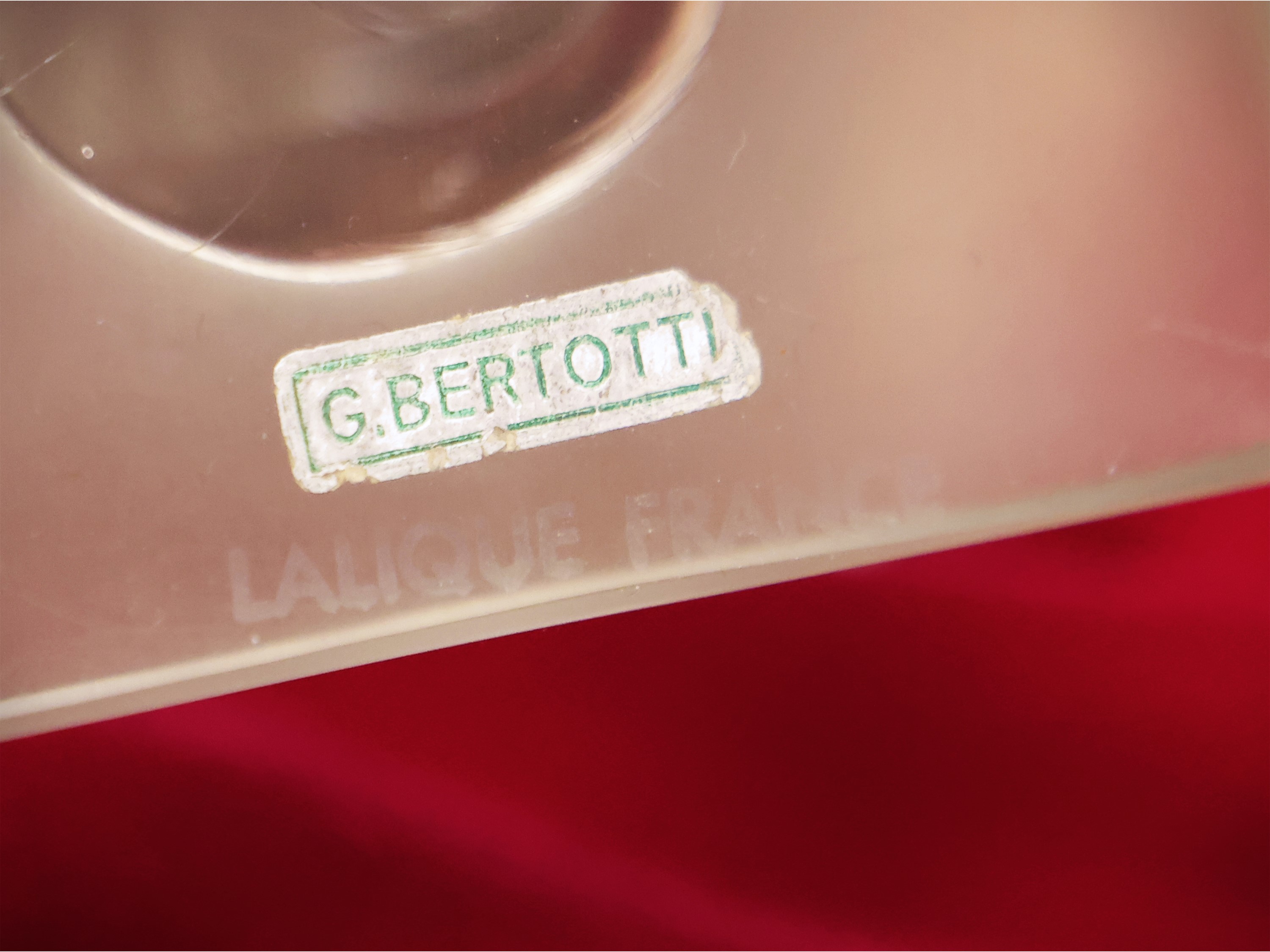 Coppia di Fermalibri in Cristallo, Lalique