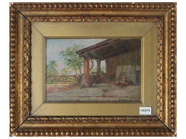 Michele Garinei : Barn  - Auction Modern and Contemporary Art - Maison Bibelot - Casa d'Aste Firenze - Milano