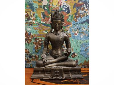 Buddha Assiso in Bronzo