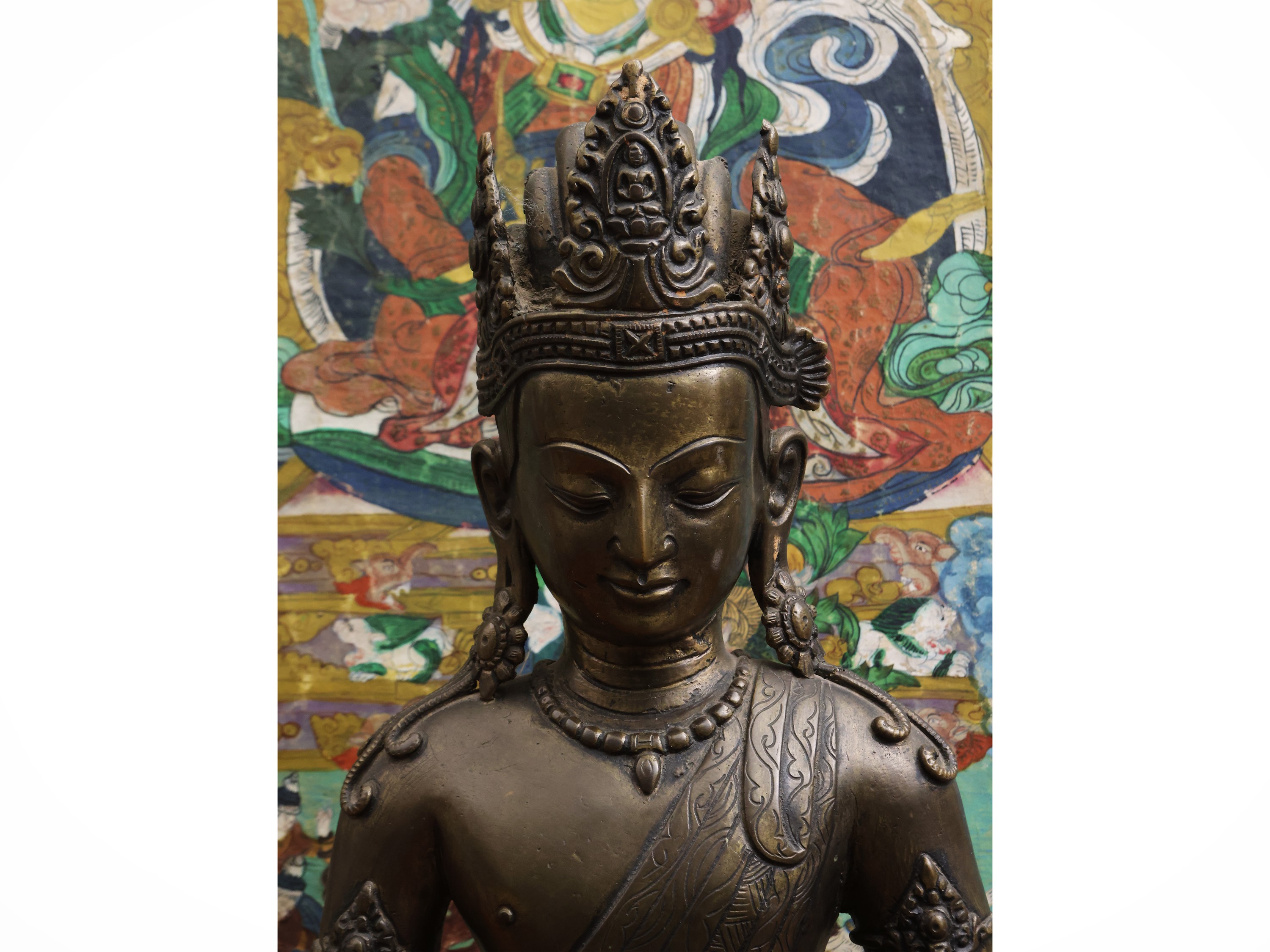 Buddha Assiso in Bronzo