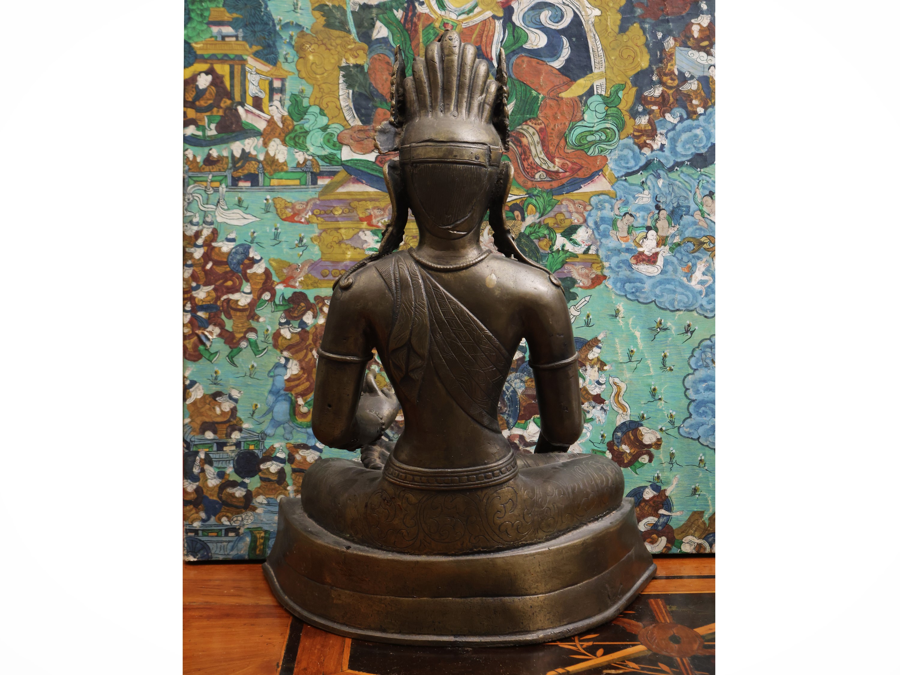 Buddha Assiso in Bronzo
