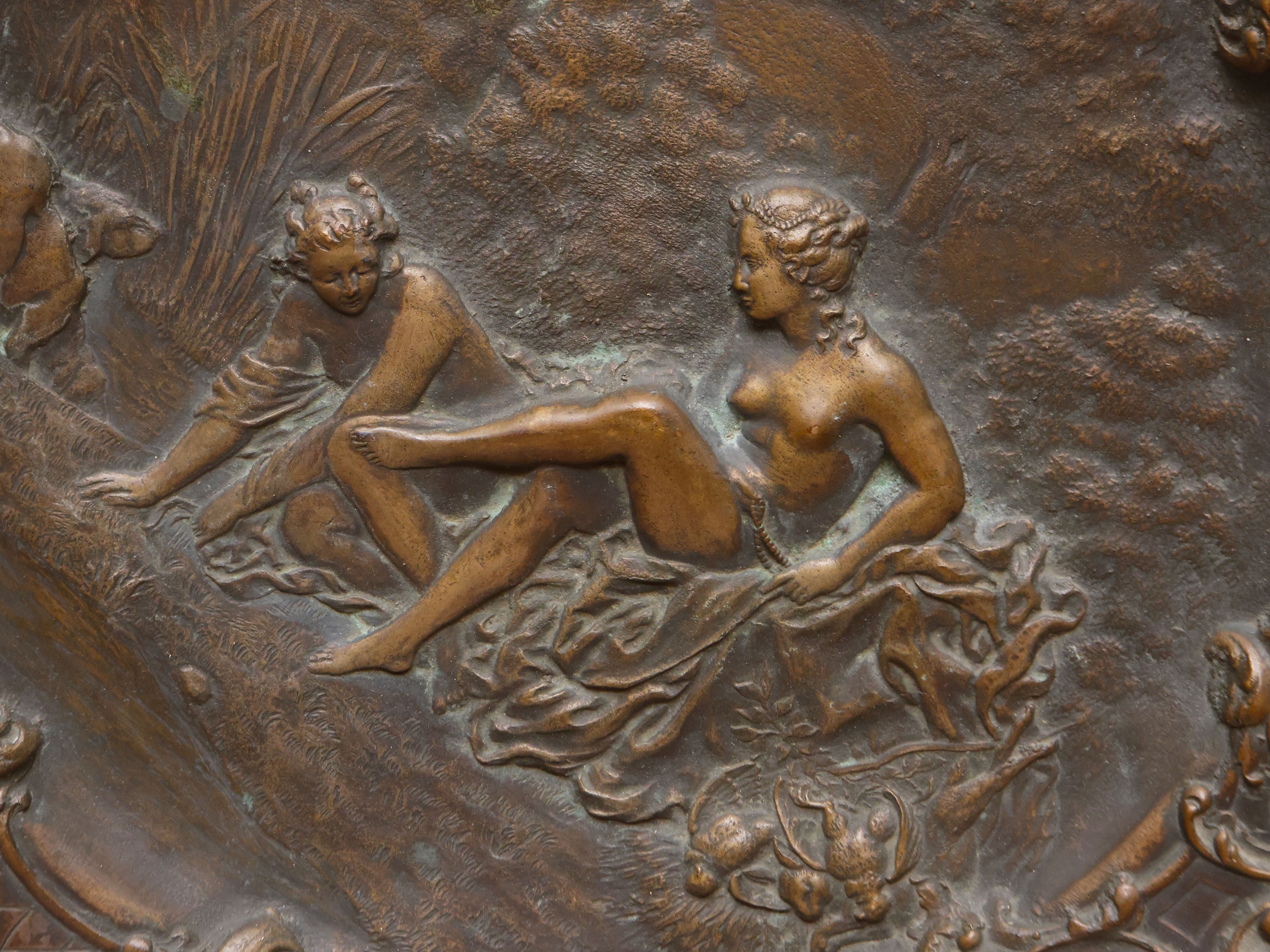 Piatto da parata in rame