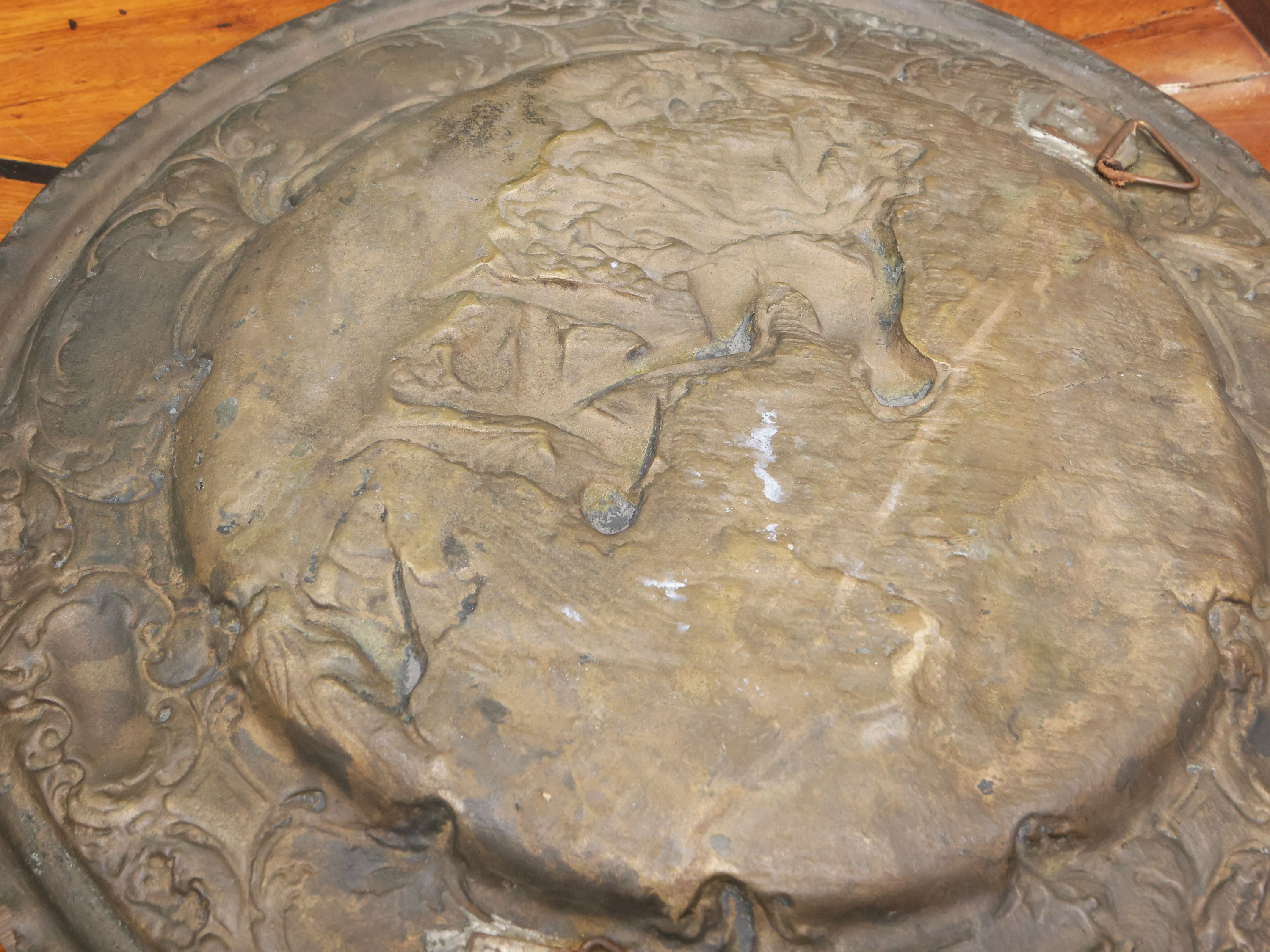 Piatto da parata in rame