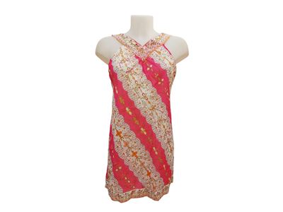 Emilio Pucci For Formit Roger - Miniabito Sottoveste Fantasia Floreale