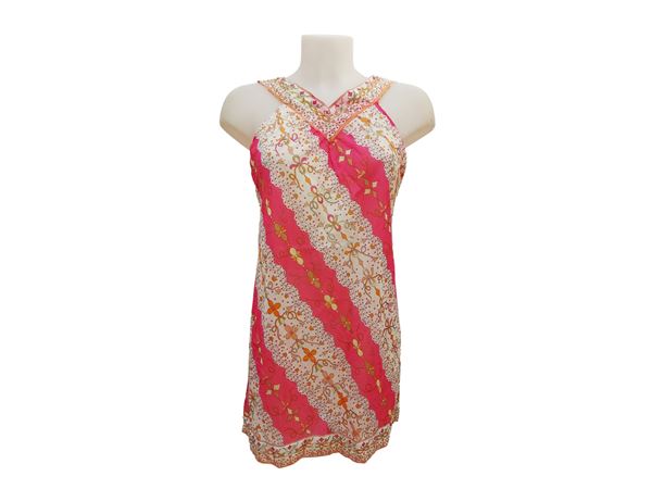Emilio Pucci for Formit Roger - Floral patterned slip mini dress