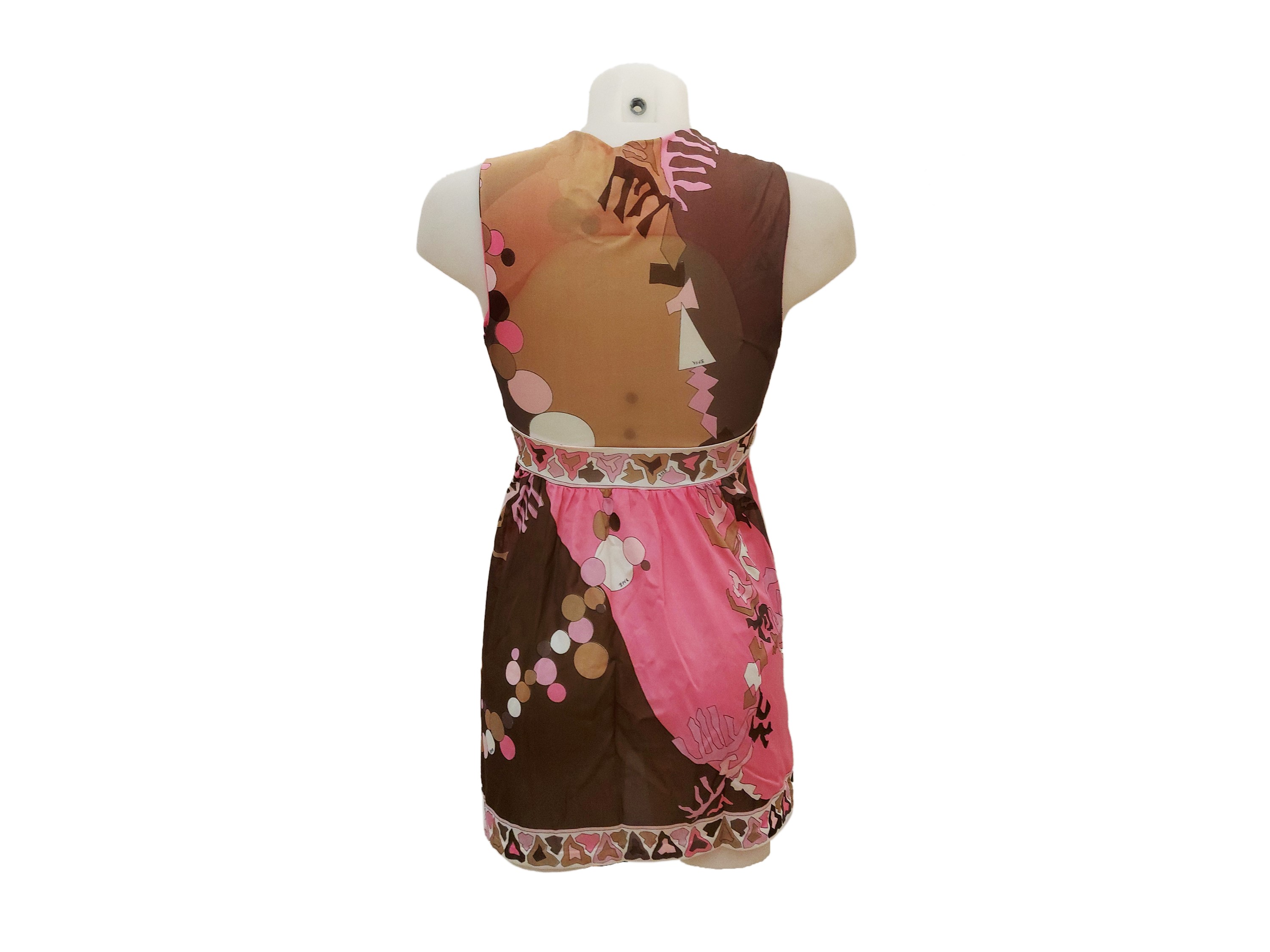 Emilio Pucci For Formit Roger - Miniabito Sottoveste Fantasia