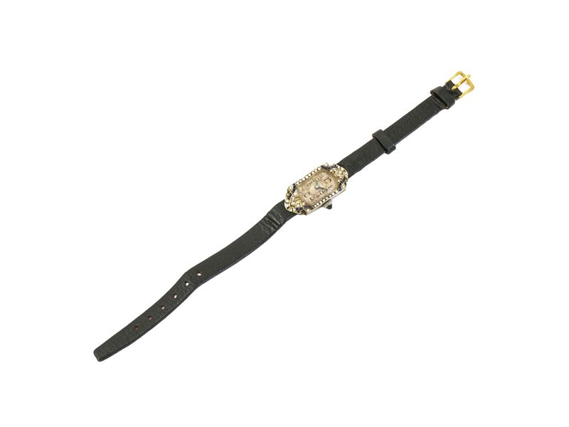 Orologio Déco da donna in oro bianco