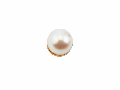 Monorecchino in oro giallo con perla coltivata, 1,18 g