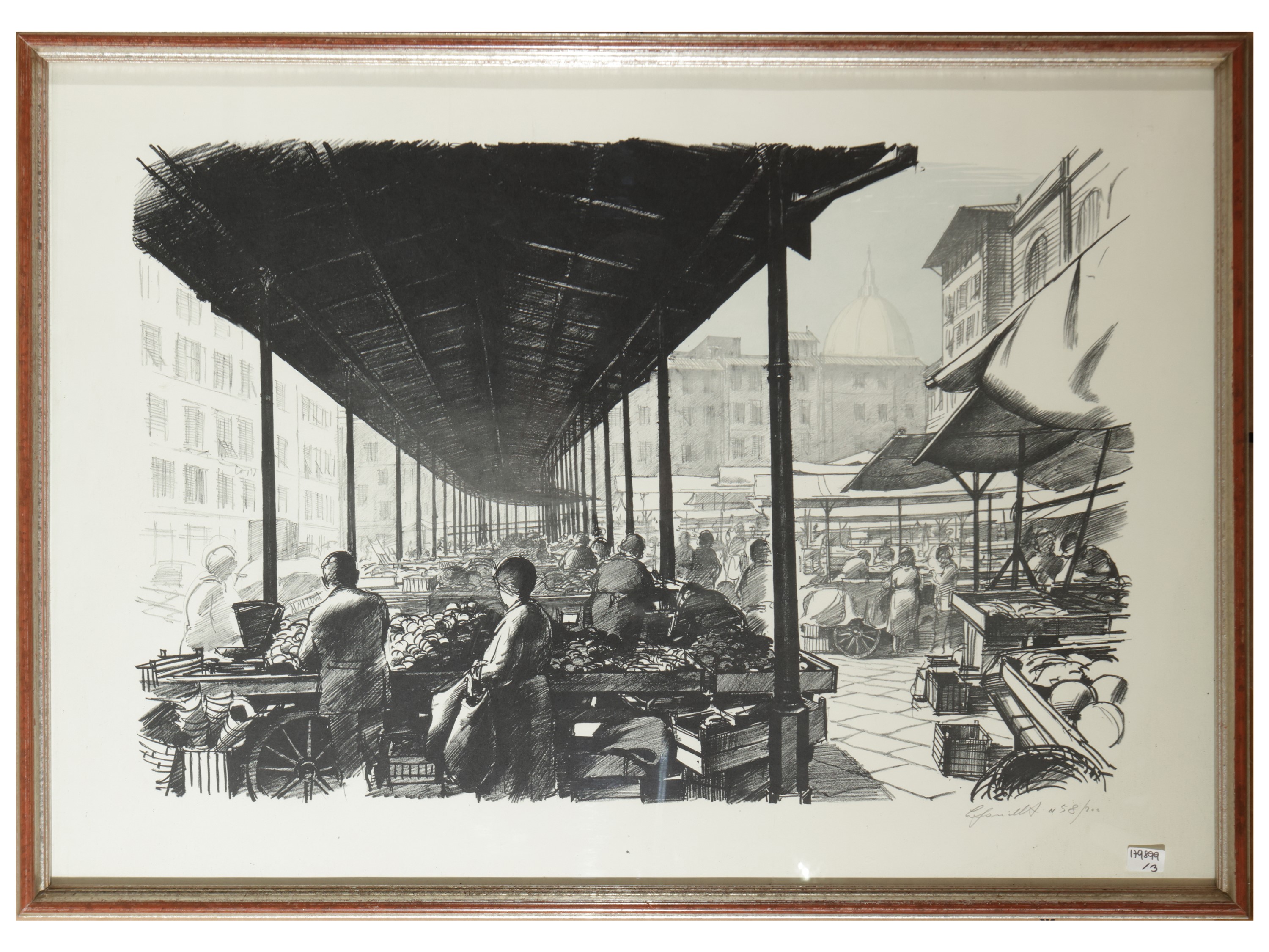 Alfredo Cifariello - Vedute di Mercato e Cavalli