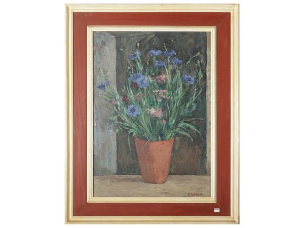 Francesco Inverni : Vaso di fiori  - Asta Arte Moderna e Contemporanea - Maison Bibelot - Casa d'Aste Firenze - Milano