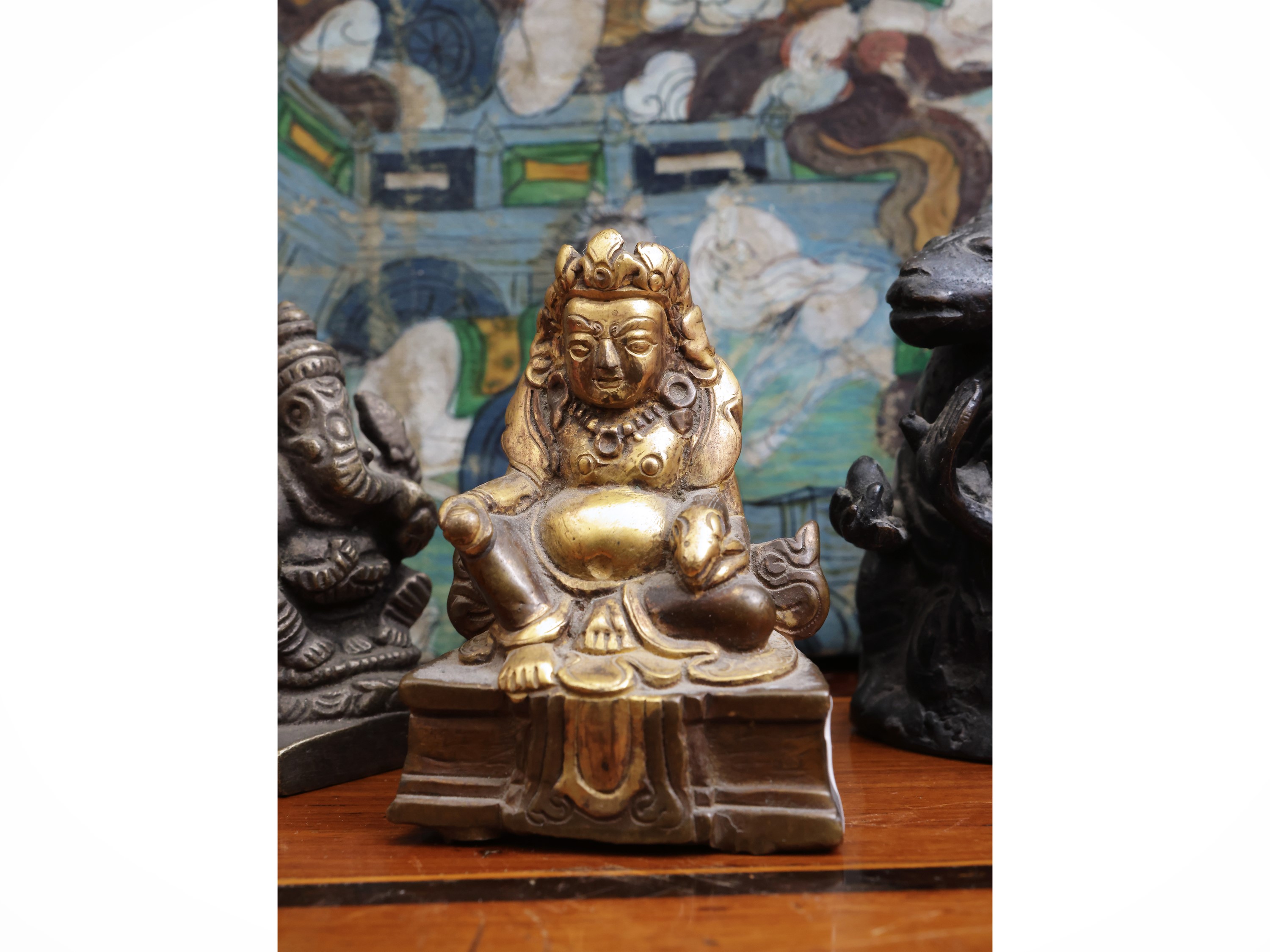 Quattro Piccole Figure in Bronzo