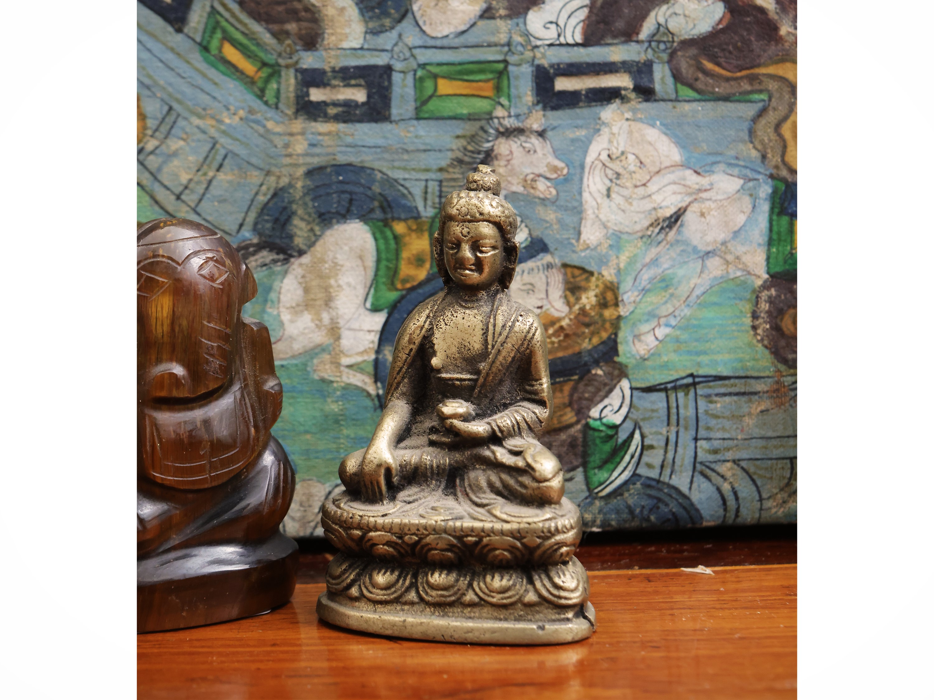 Quattro Piccole Figure in Bronzo