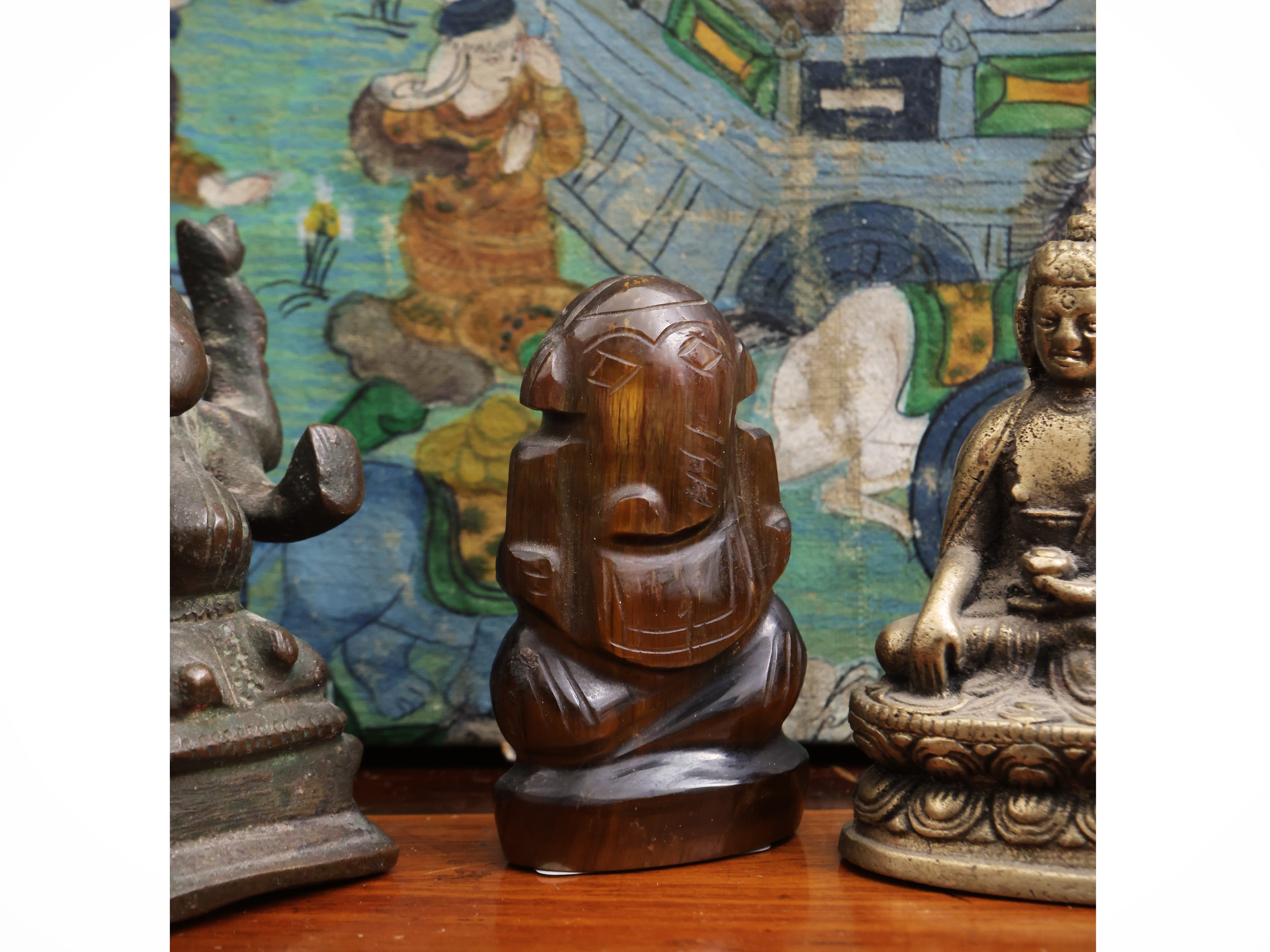 Quattro Piccole Figure in Bronzo