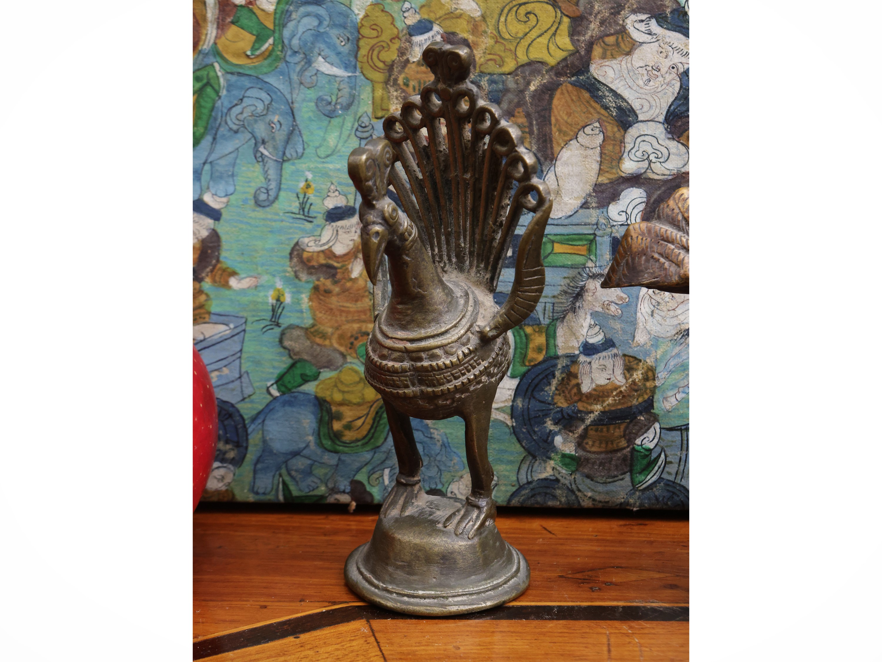 Quattro Piccole Figure Votive in Bronzo