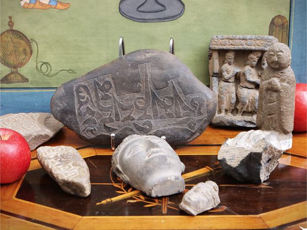 Miscellany of stone fragments