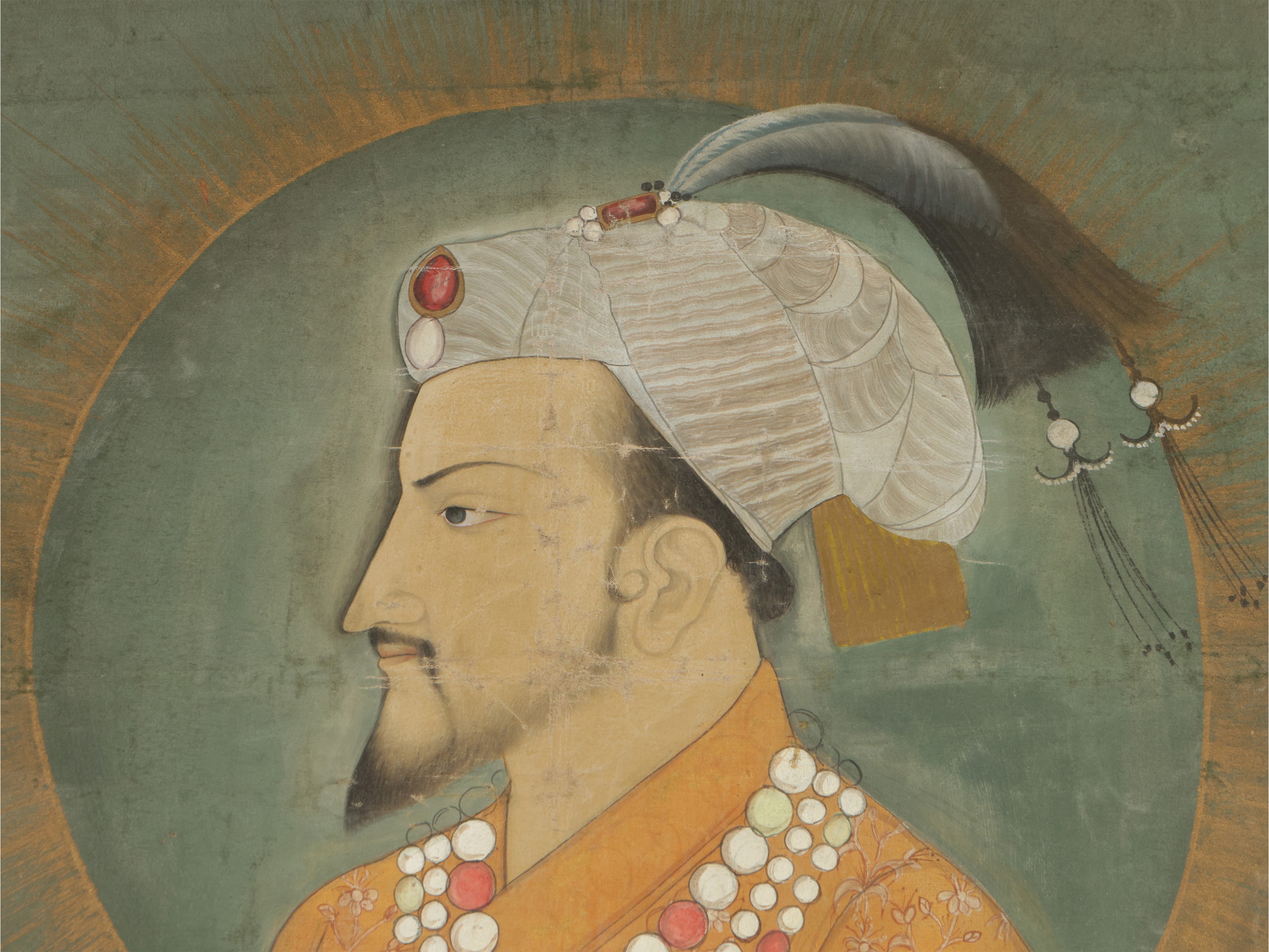 Ritratto di Jahan Shah III, Sedicesimo Sovrano Dell'impero Mughal