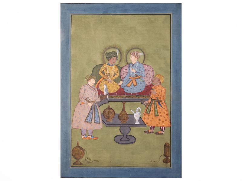 L'incontro tra L'imperatore Moghul Jahangir e lo Scià Persiano Abbas i il Grande